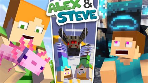 Alex And Steve Life Movie Season 1 Minecraft Animation Youtube