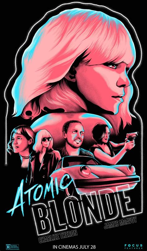 Atomic Blonde Posterspy Atomic Blonde Movie Posters Minimalist