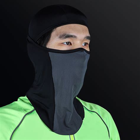 West Biking Summer Ice Silk Breathable Full Face Ski Mask Sun Hood Balaclava Cycling Neck Scarf