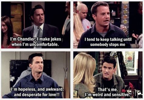 Chandler Friends Tv Quotes Friends Funny Moments Friends Tv Series
