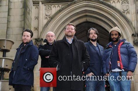 Elbow Outside Manchester Cathedral Where They Will Play In Concert Later Tonight 16