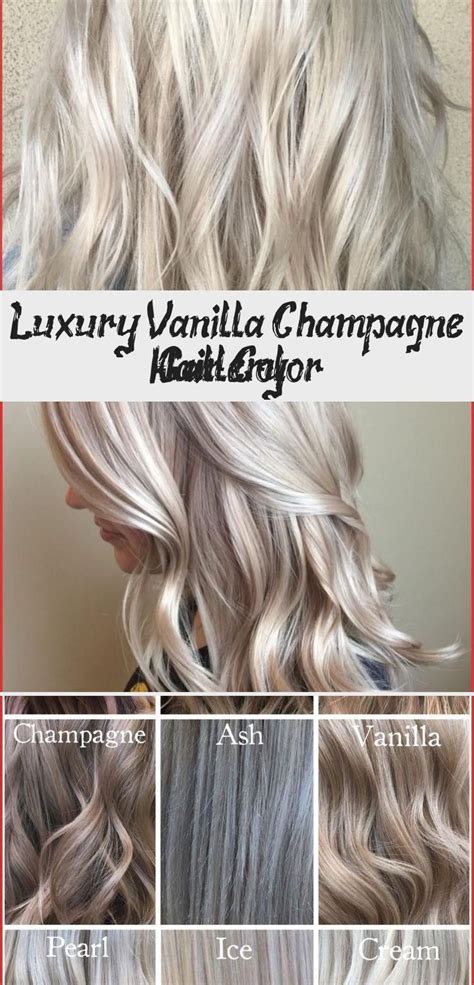 Champagne Vanilla Blonde Hair Scroll Down For Hair Color And Style Inspiration Straight From