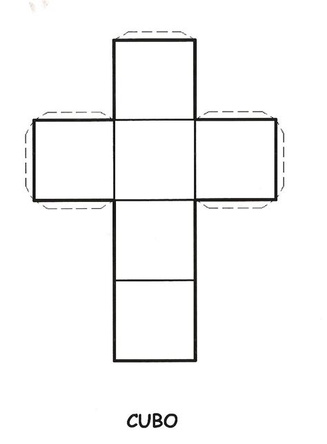 Molde De Cubo Para Imprimir Imagens Ampliadas