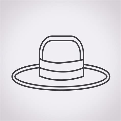 Hat Icon Symbol Sign 643742 Vector Art At Vecteezy