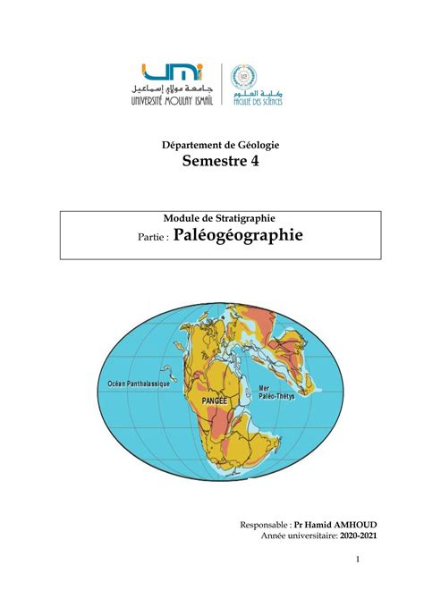 Solution Cours De Pal Og Ographie Studypool