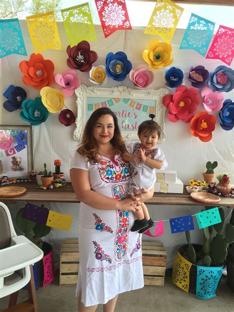 Fiesta Themed Birthday Party Mexican Theme Mommy And Baby Matching