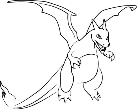 リザードン lizardon1) est un pokémon de type feu et vol de la première génération. Dracaufeu Dessin Nouveau Collection Coloriage Dracaufeu ...