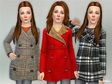 Sssvitlans“ Created By Lillkawinter Coat For Girls 02created For The
