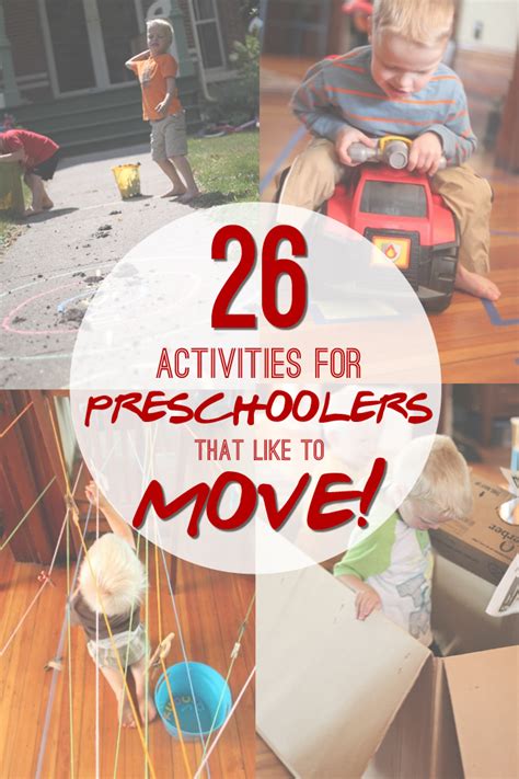26 Gross Motor Activities For Preschoolers That Like To Move 유치원 학습 교육