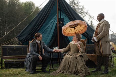 outlander starz ep ron moore says there s been talk of a spin off canceled renewed tv shows