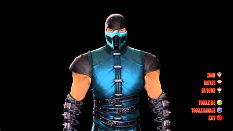 Mortal Kombat 9 Sub Zeros Character Bio Youtube