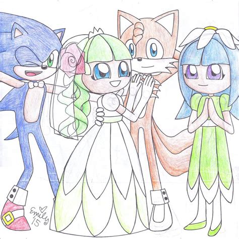 Wedding Of Cosmo And Tails By Emme Tailed Cosmos Sonic The