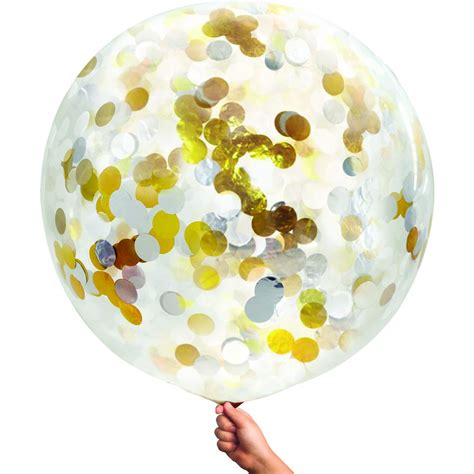 Artwrap Confetti Jumbo Balloon Gold Big W