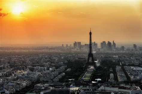 Paris Skyline Taken From The Observation Deck Of The Montp Flickr