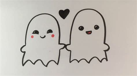 Cute Simple Ghost Drawing Silva Jordon