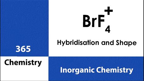 BrF4 Shape Bromine Tetra Fluoride Hybridisation VSEPR Problem