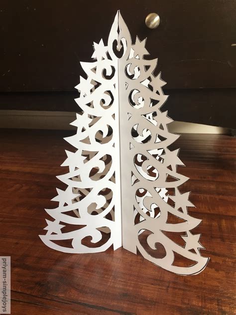 Simplejoys Paper Cutout Christmas Tree