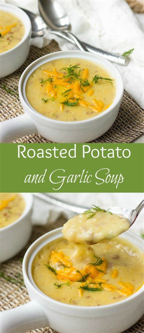 Roasted Potato And Garlic Soup Is Packed With Irresistible Flavors It