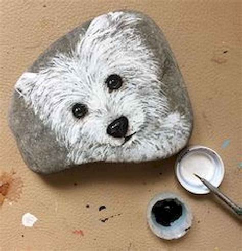40 Awesome Diy Projects Painted Rocks Animals Dogs For Summer Ideas 30