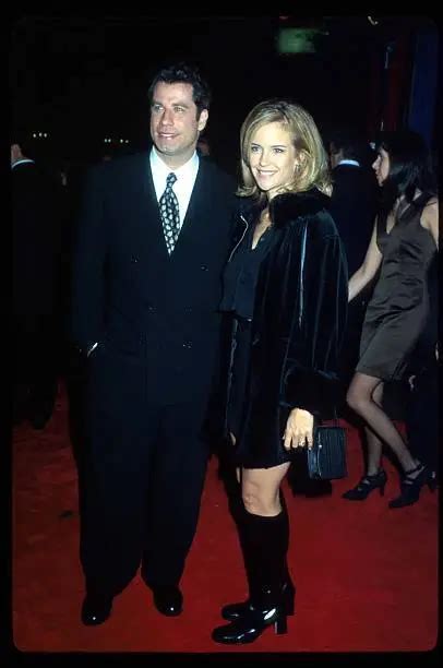 Actor John Travolta And His Wife Kelly Preston Attend The Premie Old