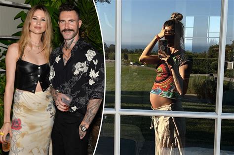 Behati Prinsloo Adam Levine Confirm Third Pregnancy With Picture