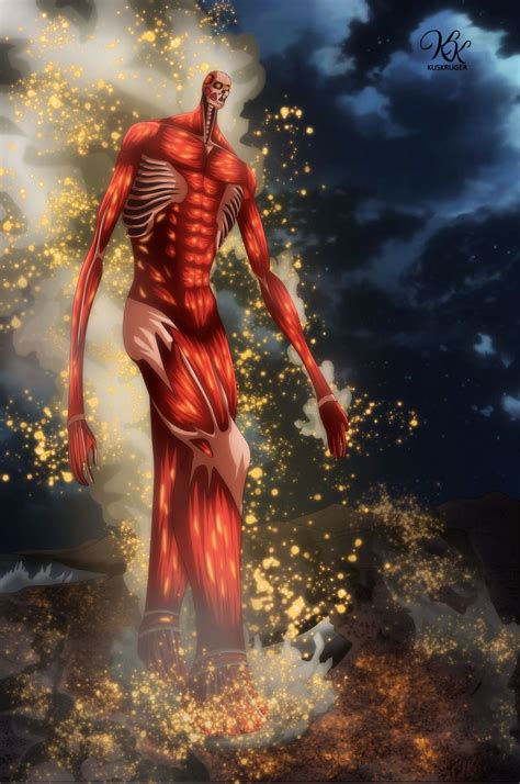 Armin Colossal Titan Form Anime Img Broseph