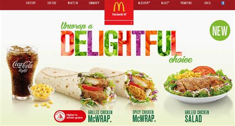 If you're selective once you're there, you can find a handful of menu items that suit your needs without too much damage to your diet. Meryl Loh: Media Invite Unwrap The Fun with McDonald's ...
