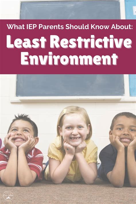 What Is Lre Least Restrictive Environment Continuum In Special