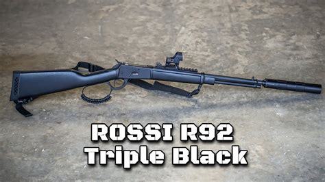 Rossi R92 Triple Black 357 Review A Lever Action With A Modern Twist