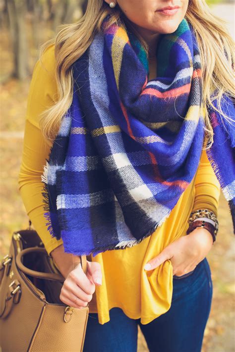Outfit Hunter Boots With Fall Plaid Scarf Shop Dandy A Florida