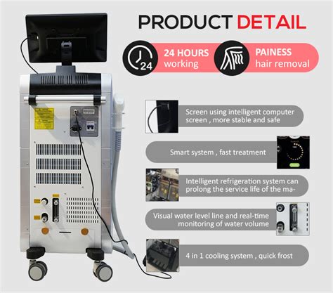 Permanent Hair Remove Machine Painless 808nm Diode Laser Hair Removal