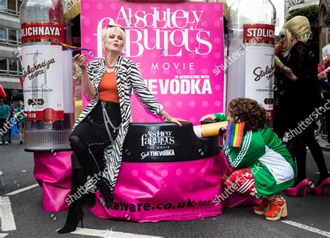 Joanna Lumley Jennifer Saunders Character Patsy Editorial Stock Photo