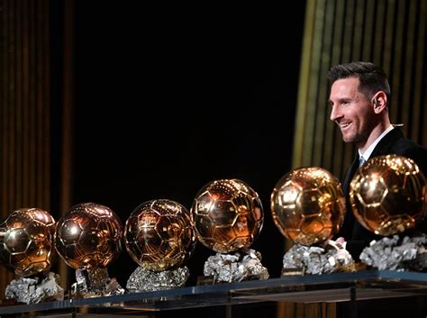 Lionel Messi Receives His 6th Ballon Dor The First One In The Last 4