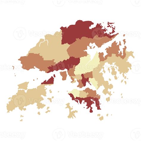 Hong Kong Map Map Of Hong Kong In Administrative Regions 33252218 Png