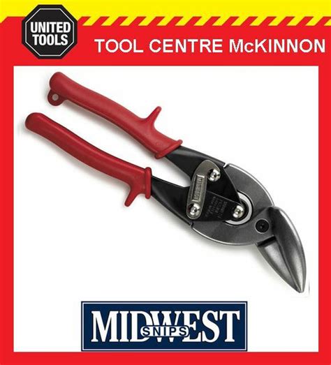 Midwest Offset Left Cut Aviation Tin Snips Made In Usa Tool Centre
