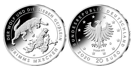 Maybe you would like to learn more about one of these? 20 Euro Deutschland 2020 "Der Wolf und die sieben Geißlein ...