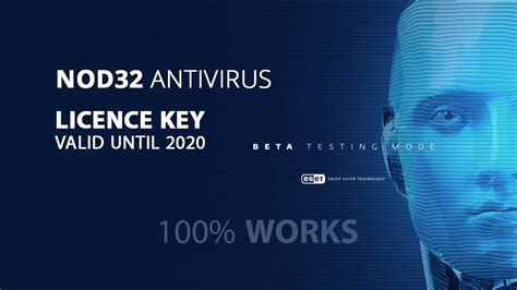 Nod32 Antivirus Serial Key Valid Until 2020 Last Update 11102019