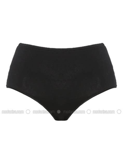 Black Cotton Panties