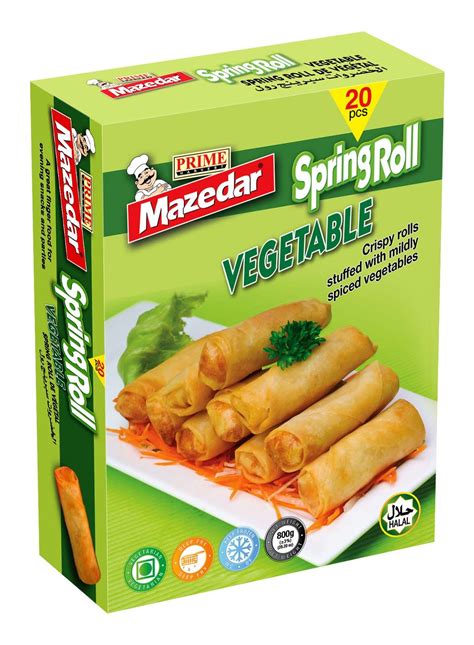 How should you package your product ? Frozen Food - Spring Roll Packaging Design Mazedaar ...