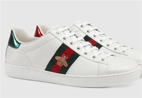 Gucci Ace Embroidered Sneaker Sneakers Womens Designer Sneakers
