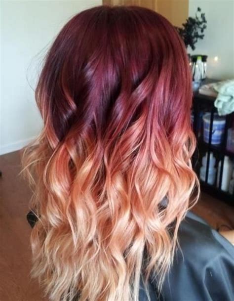 Hair Color Trends For 2020 Red Ombre Hairstyles Pretty Designs