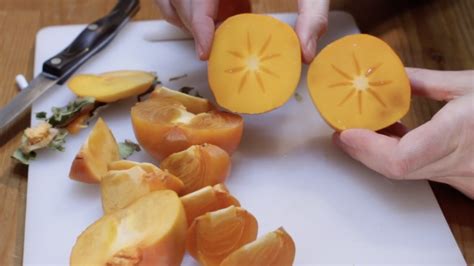 The hachiya persimmons (pointy ends and more heart shaped) are not as sweet, i really like those sliced and roasted or super. How to Eat a Persimmon | What do Persimmons Taste Like?