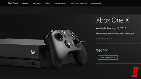 Xbox One X India Price And Release Date Surfaced On Official Website