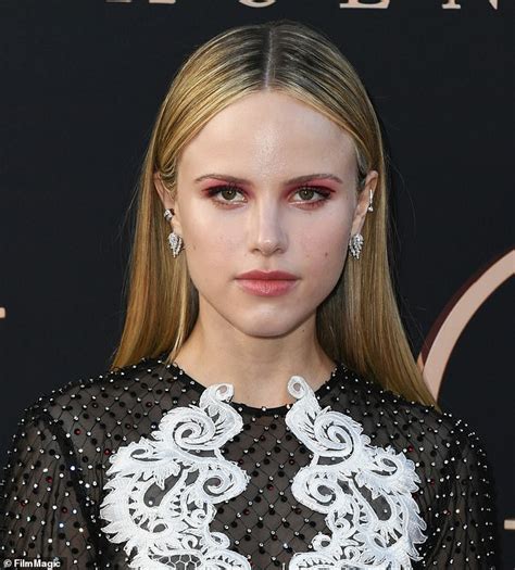 Halston Sage Leaves Little To The Imagination In Sexy Sheer At Premiere Of Dark Phoenix Daily