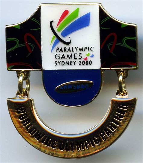2000 Olympics Paralympic Games Olympic Games Sydney Pins