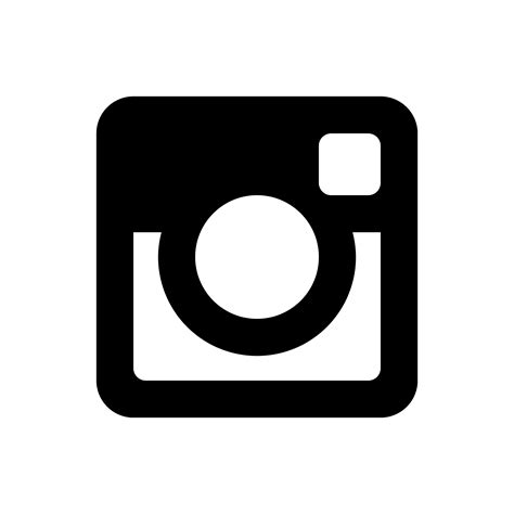 Instagram Logo Black And White Png
