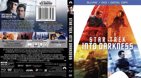 Star Trek Into Darkness Movie Blu Ray Scanned Covers St
