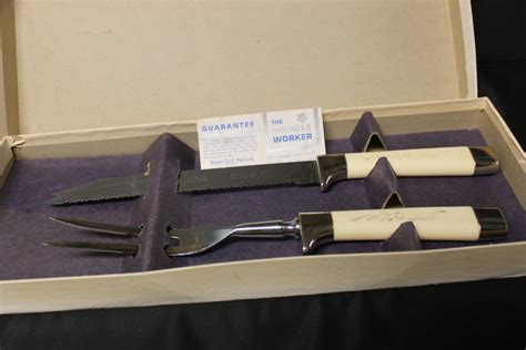 Vintage Sheffield Cutlery Set Emdeko Stainless Steel Blades Regent