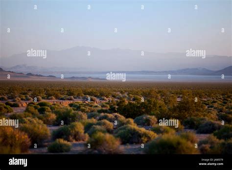 Mojave Desert Landscape California Usa Stock Photo Alamy