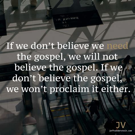 Do You Know Your Own Need For The Gospel Jeff Vanderstelt